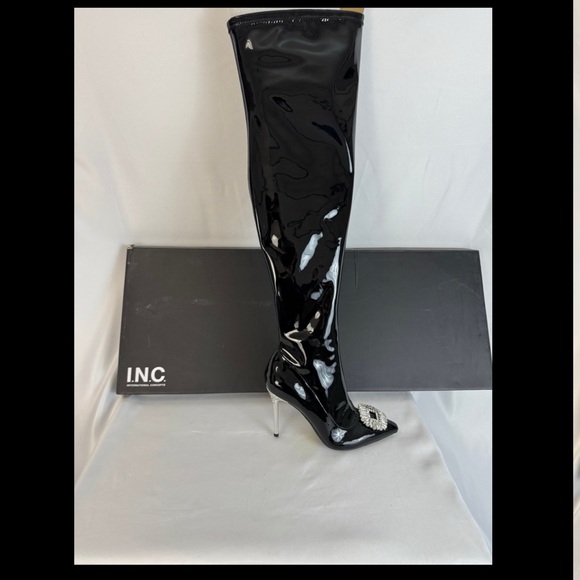 High Boots Black Over the Knee Boots‎ with Stiletto - Picture 11 of 12